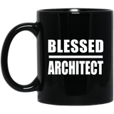 Blessed Architect - 11oz Coffee Mug Black