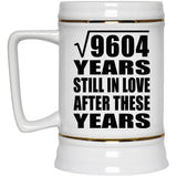 98th Anniversary Square Root of 9604 Years Still In Love - Beer Stein