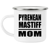 Pyrenean Mastiff Mom - 12oz Camping Mug