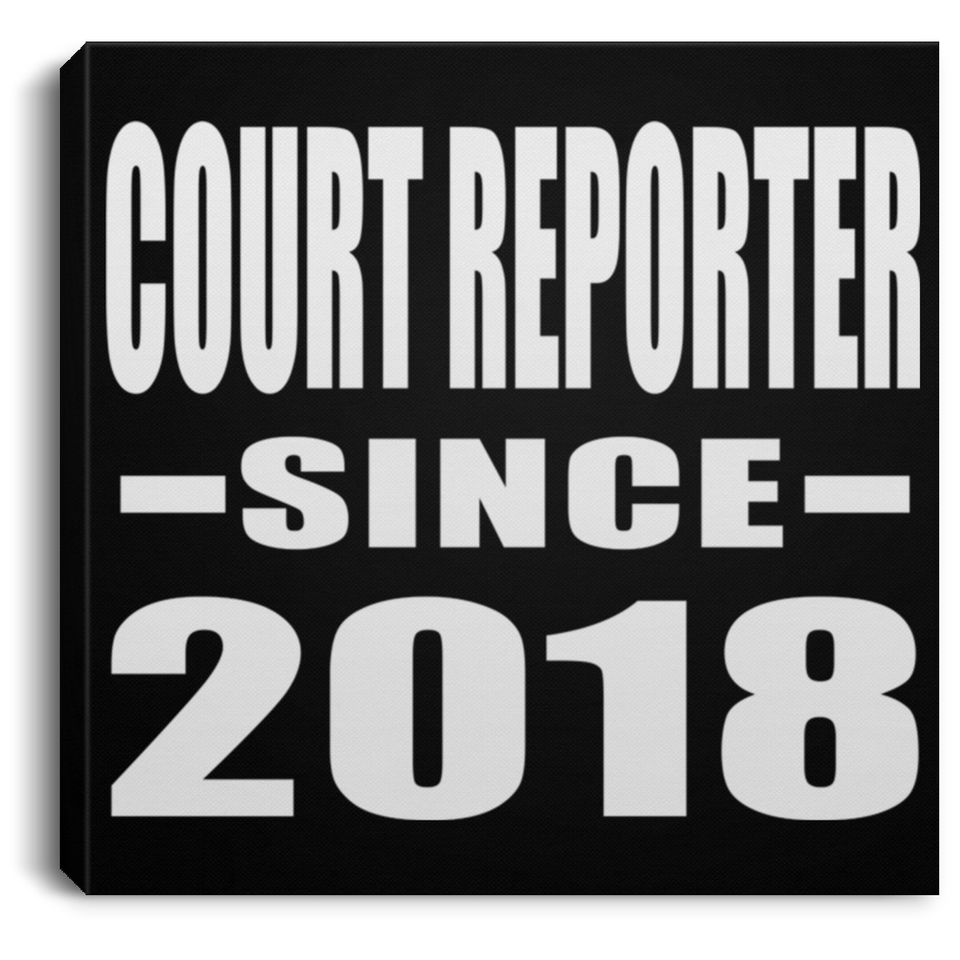 Court Reporter Since 2018 - Canvas Square