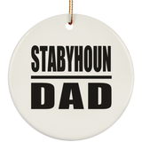 Stabyhoun Dad - Circle Ornament