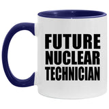Future Nuclear Technician - 11oz Accent Mug Purple