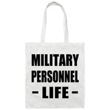 Military Personnel Life - Tote Bag White