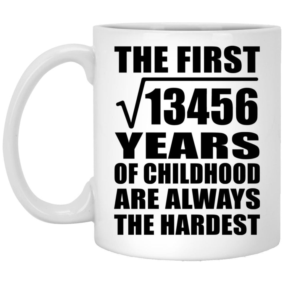 116th Birthday Square Root of 13456 Years of Childhood - 11oz Coffee Mug
