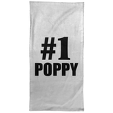 Number One #1 Poppy - Hand Towel
