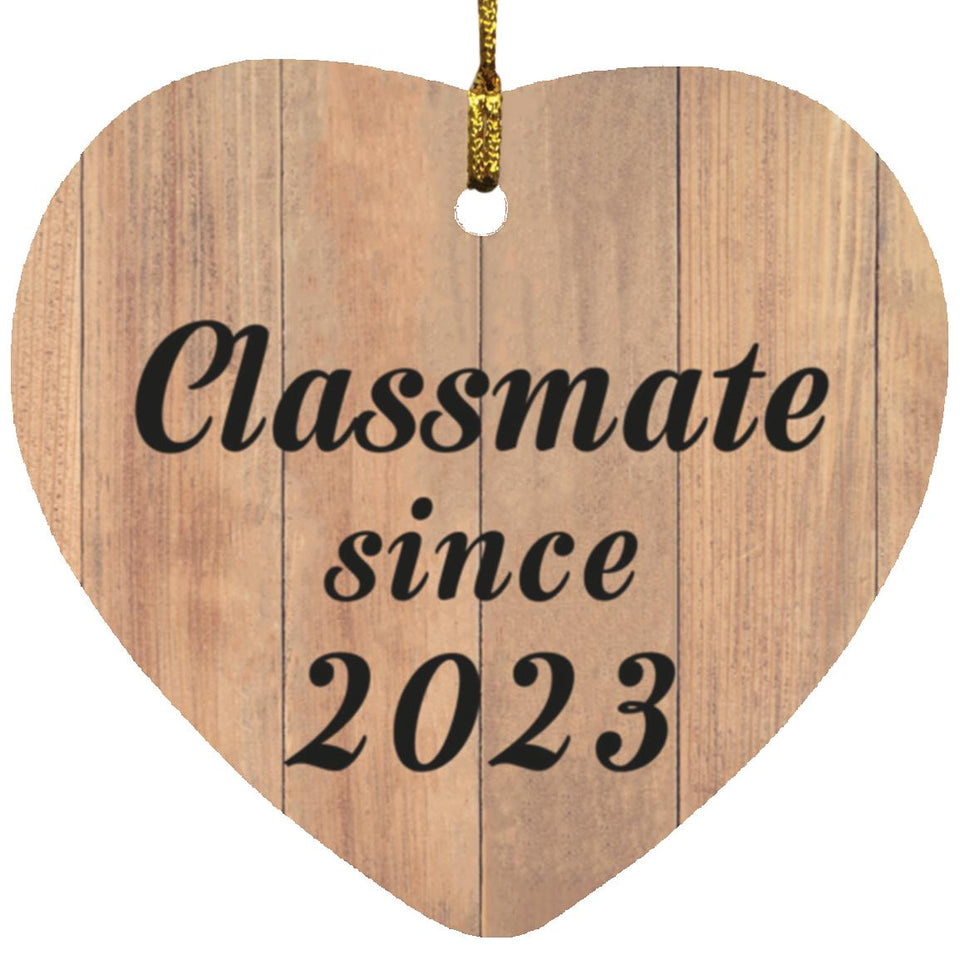 Classmate Since 2023 - Heart Ornament C