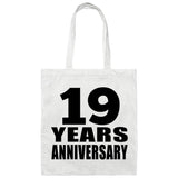19th Anniversary 19 Years - Tote Bag White