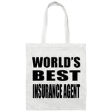 World's Best Insurance Agent - Tote Bag White