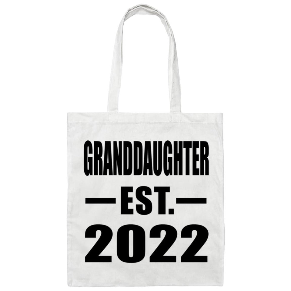 Granddaughter Established EST. 2022 - Tote Bag White