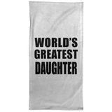 World's Greatest Daughter - Hand Towel
