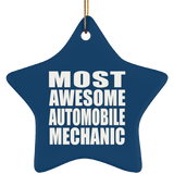 Most Awesome Automobile Mechanic - Star Ornament