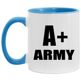 A+ Army - 11oz Accent Mug Blue