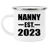 Nanny Established EST. 2023 - 12oz Camping Mug