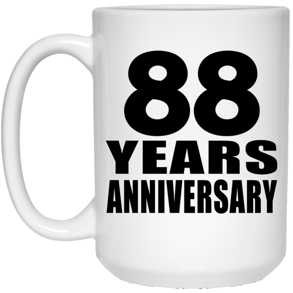88th Anniversary 88 Years - 15 Oz Coffee Mug