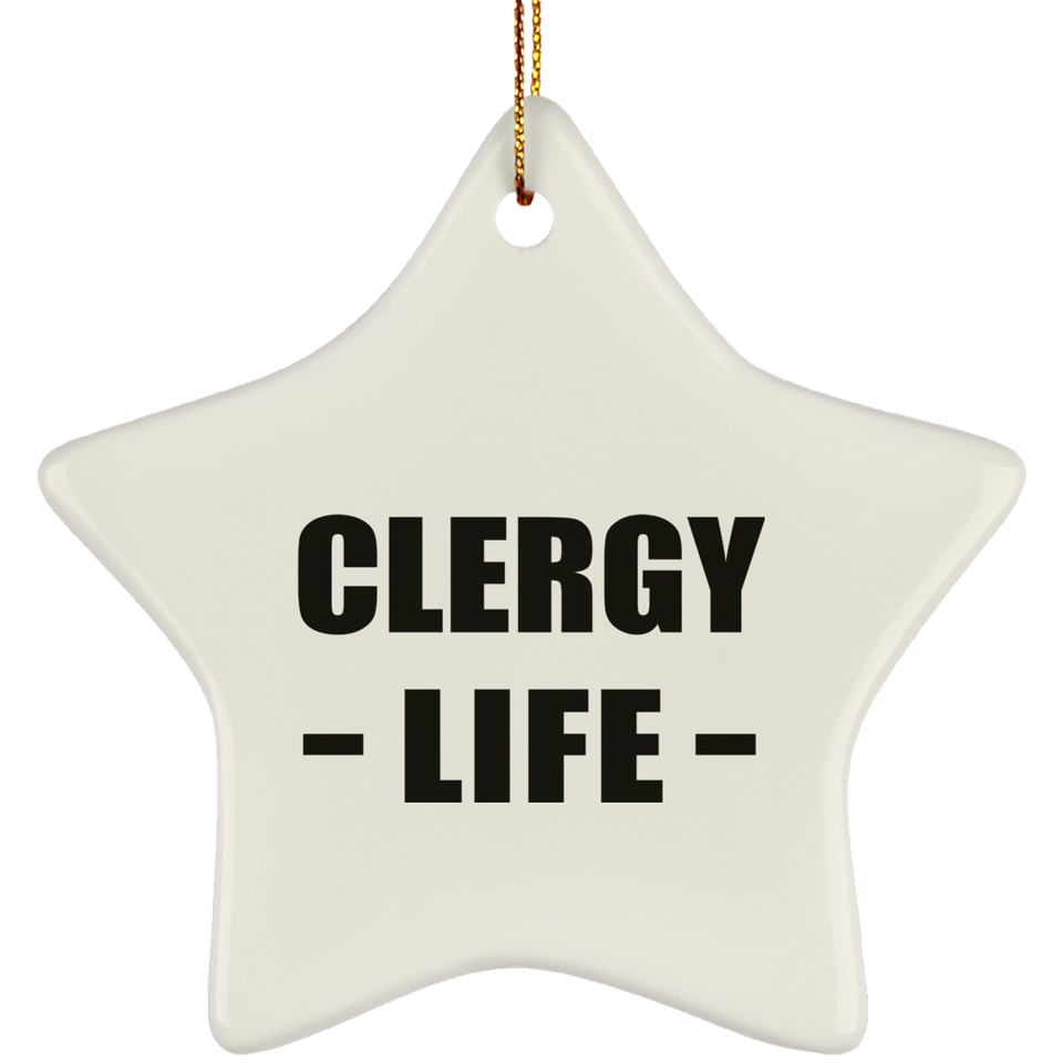 Clergy Life - Star Ornament