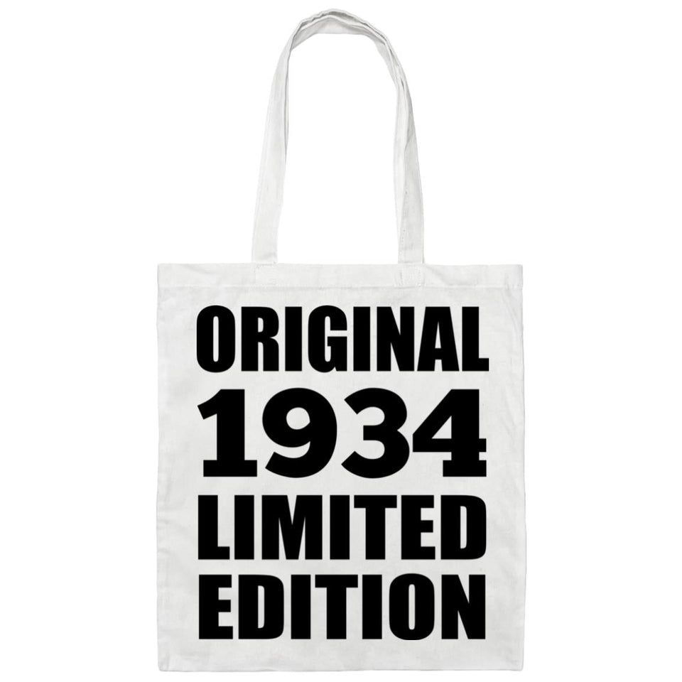 90th Birthday Original 1934 Limited Edition - Tote Bag White