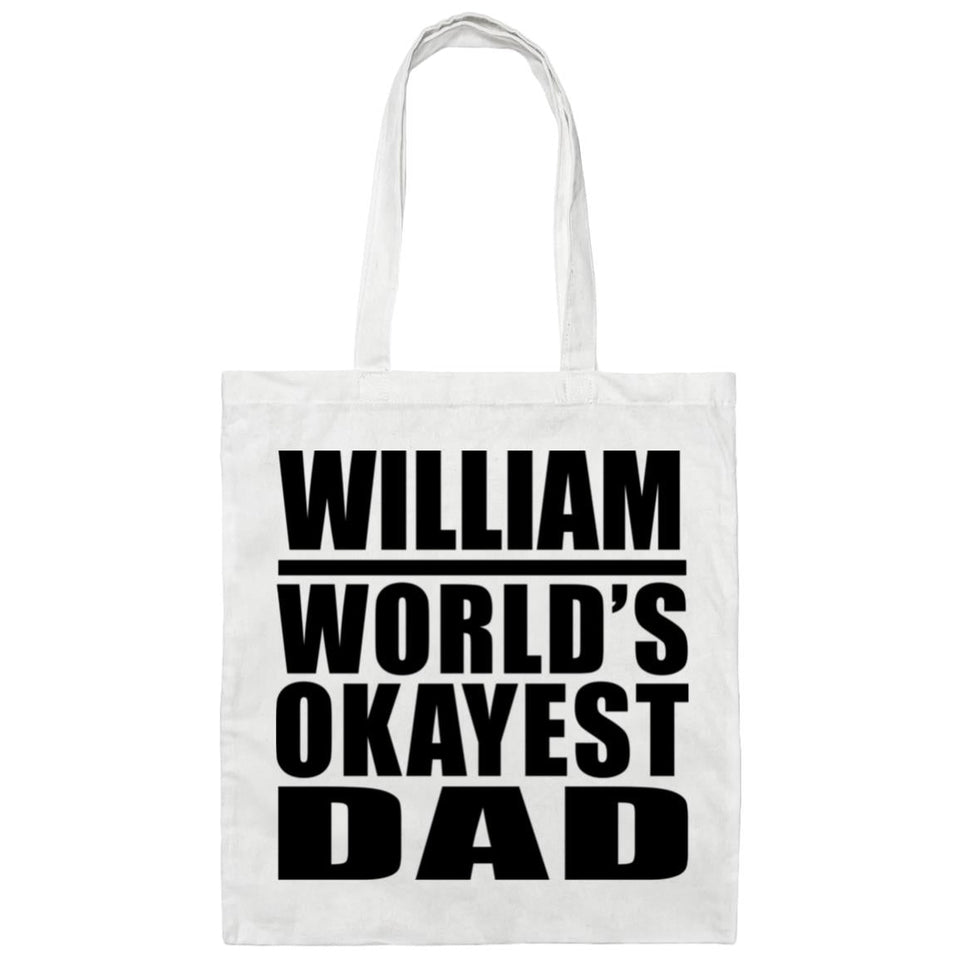 William World's Okayest Dad - Tote Bag White