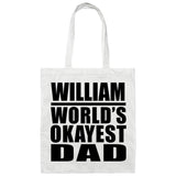William World's Okayest Dad - Tote Bag White
