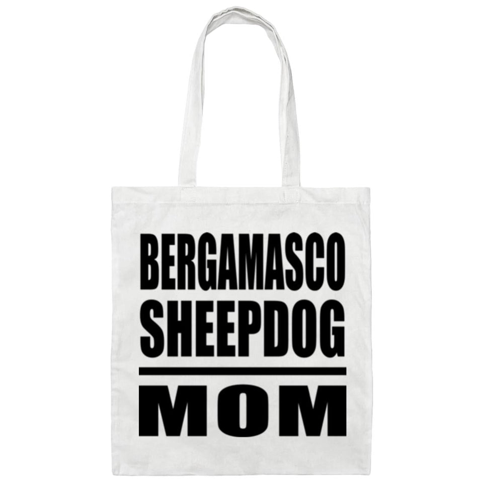 Bergamasco Sheepdog Mom - Tote Bag White