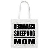 Bergamasco Sheepdog Mom - Tote Bag White