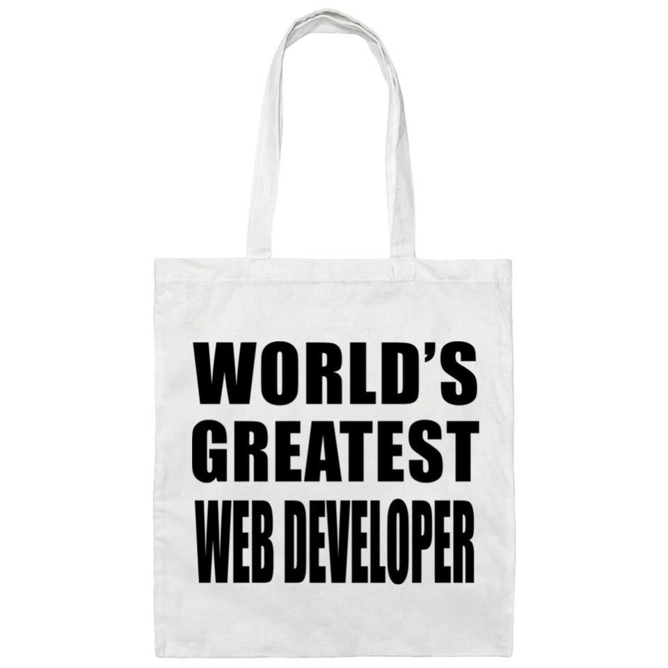 World's Greatest Web Developer - Tote Bag White