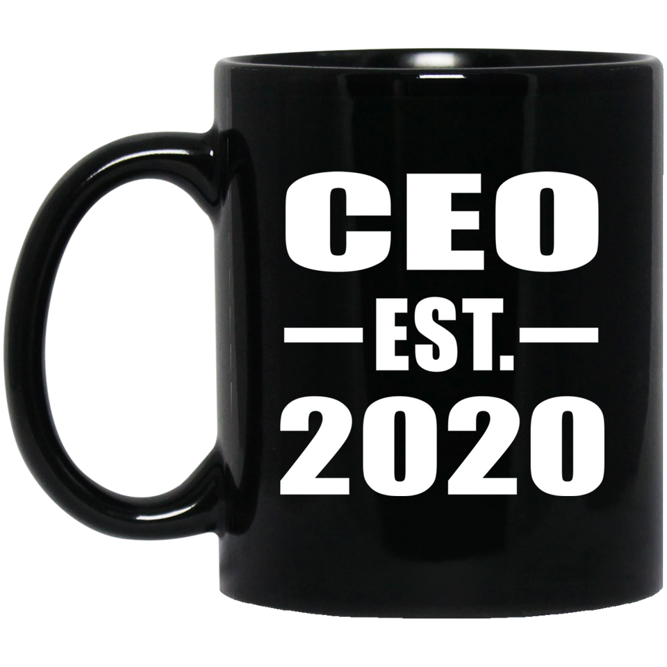 CEO Established EST. 2020 - 11oz Coffee Mug Black