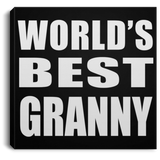 World's Best Granny - Canvas Square