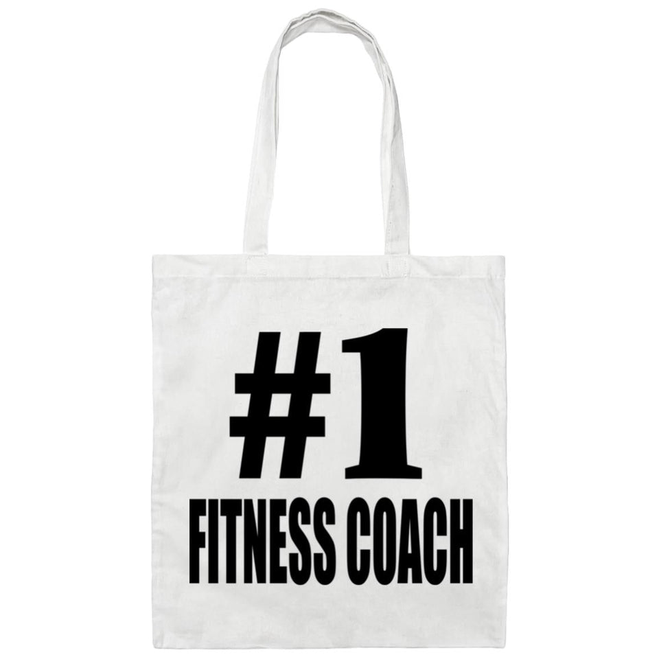 Number One #1 Fitness Coach - Tote Bag White