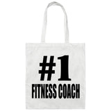Number One #1 Fitness Coach - Tote Bag White