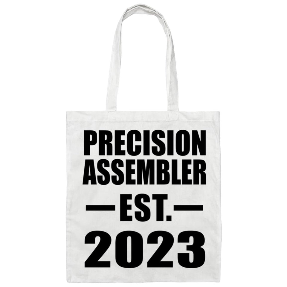 Precision Assembler Established EST. 2023 - Tote Bag White
