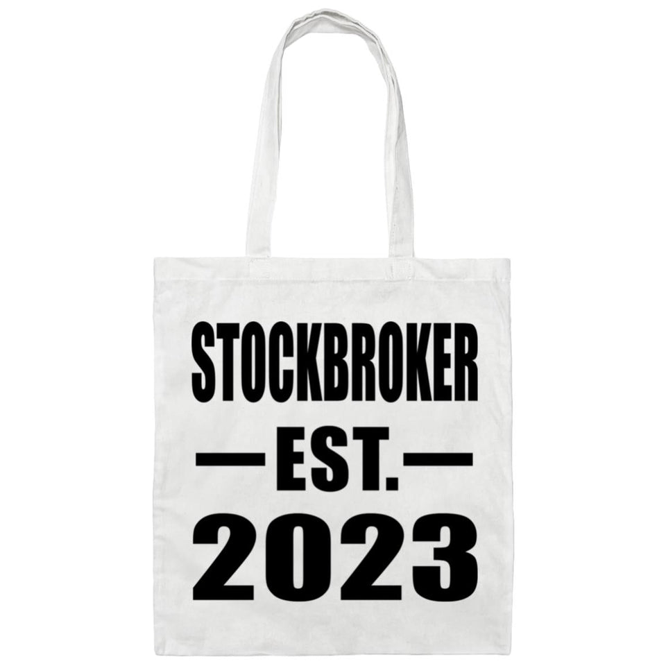 Stockbroker Established EST. 2023 - Tote Bag White