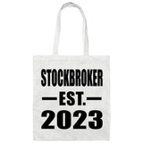 Stockbroker Established EST. 2023 - Tote Bag White