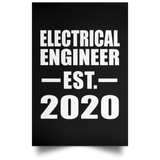 Electrical Engineer Established EST. 2020 - Poster Portrait