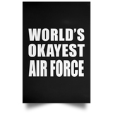 World's Okayest Air Force - Poster Portrait