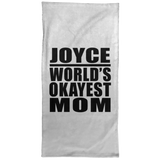 Joyce World's Okayest Mom - Hand Towel