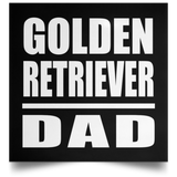 Golden Retriever Dad - Poster Square