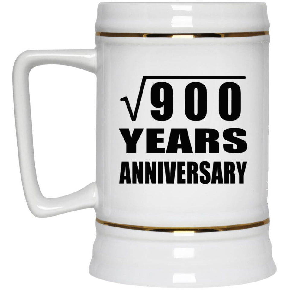 30th Anniversary Square Root of 900 Years Anniversary - Beer Stein