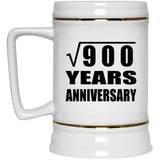 30th Anniversary Square Root of 900 Years Anniversary - Beer Stein