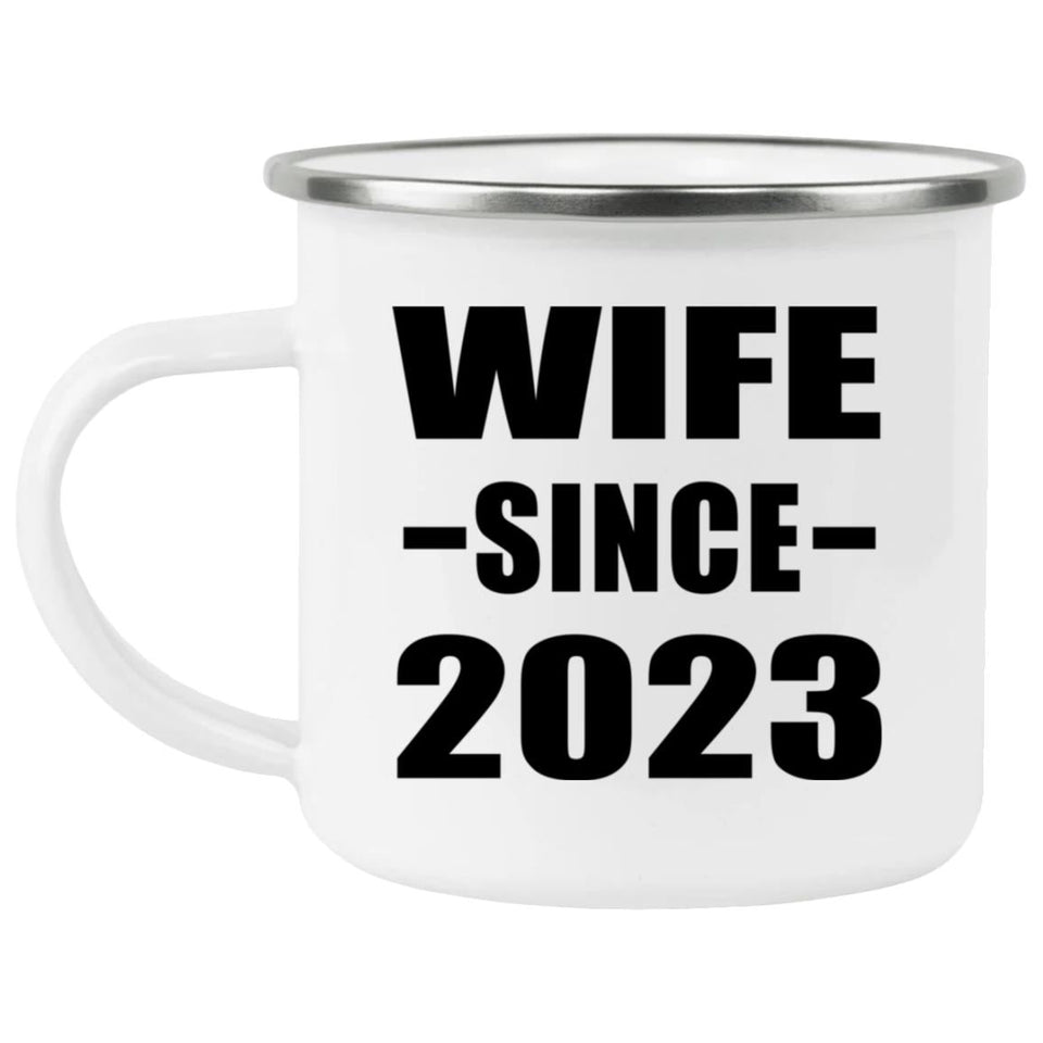 Wife Since 2023 - 12oz Camping Mug