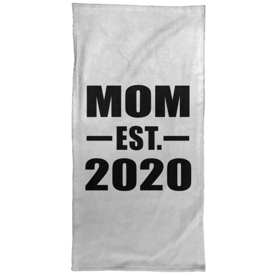Mom Established EST. 2020 - Hand Towel