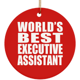 World's Best Executive Assistant - Circle Ornament