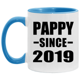 Pappy Since 2019 - 11oz Accent Mug Blue