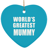 World's Greatest Mummy - Heart Ornament