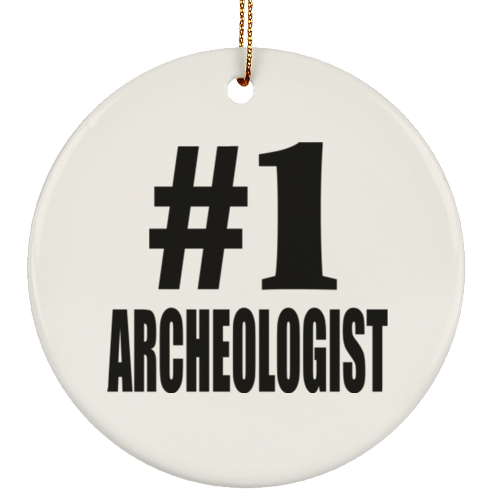 Number One #1 Archeologist - Circle Ornament