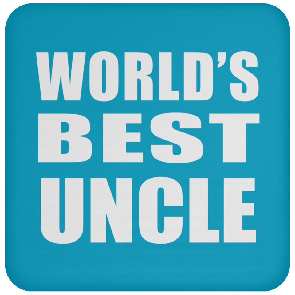 World's Best Uncle - Drink Coaster