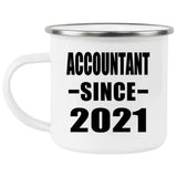 Accountant Since 2021 - 12oz Camping Mug