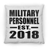 Military Personnel Established EST. 2018 - Throw Pillow
