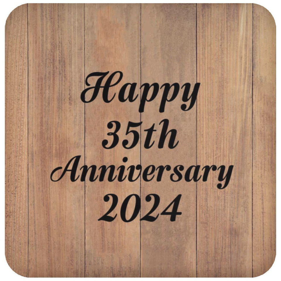 Happy 35th Anniversary 2024 - Drink Coaster C