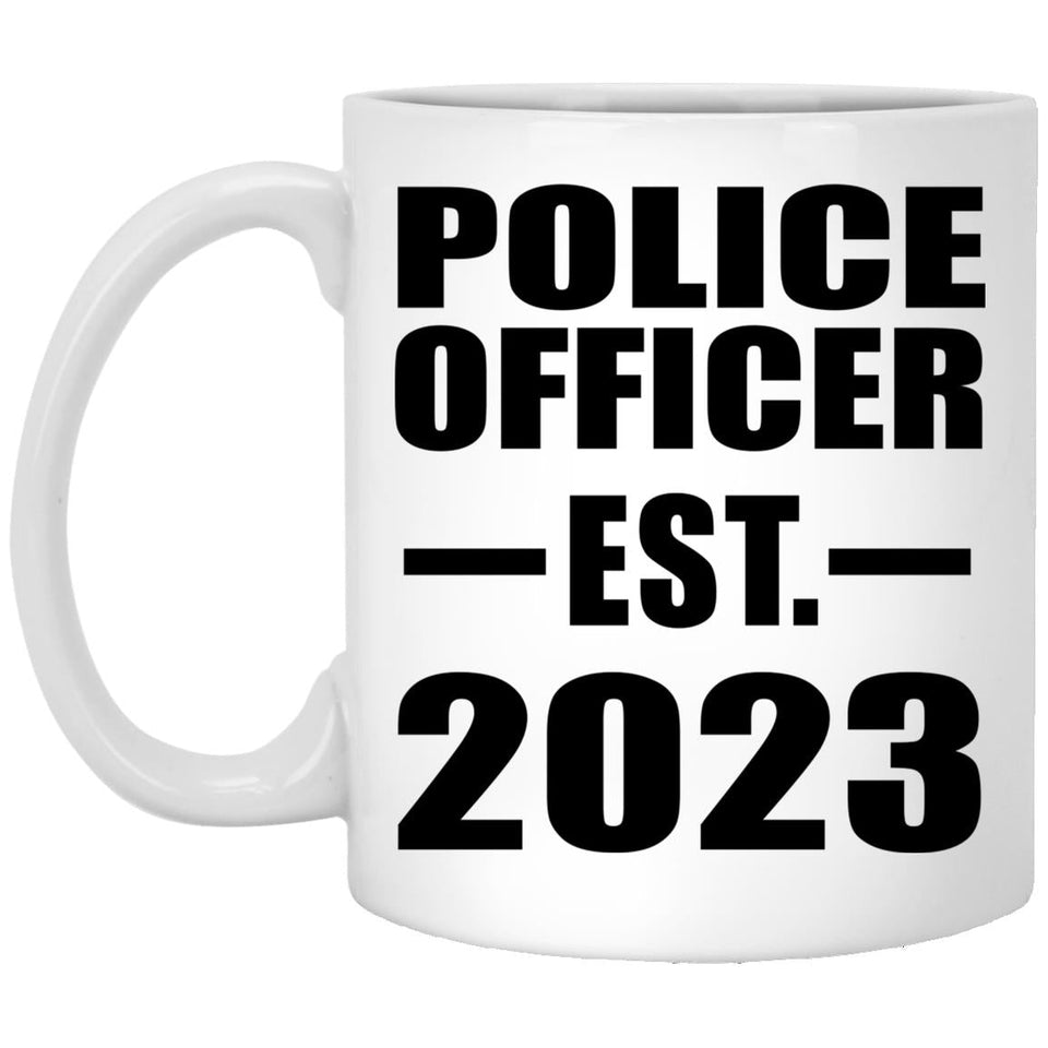 Police Officer Established EST. 2023 - 11oz Coffee Mug