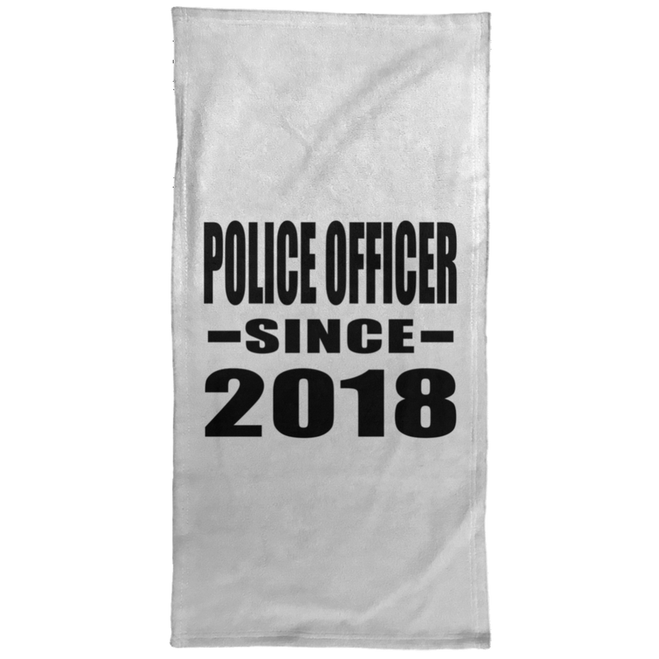 Police Officer Since 2018 - Hand Towel